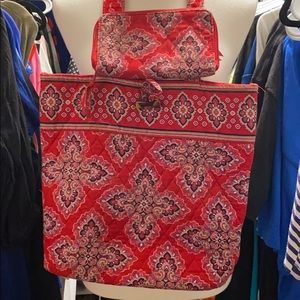 $18/Both! Vera Bradley Tote with matching Wallet